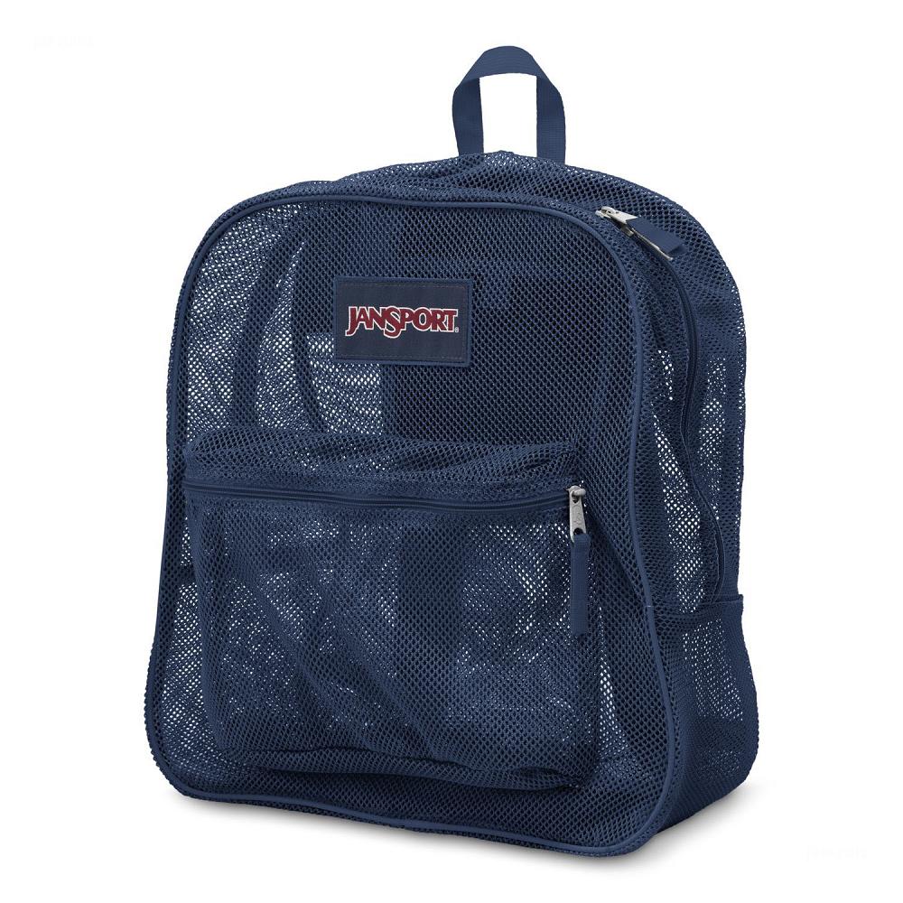 Sac à Dos Scolaire JanSport Mesh Pack Bleu Marine | WCR-96121990